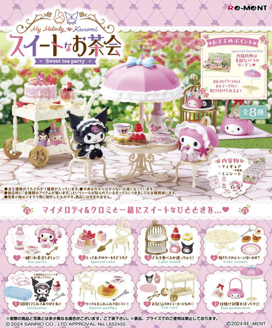 Re-Ment My melody & Kuromi Sweet Tea Party Series