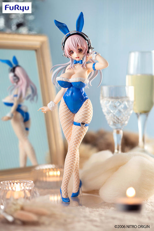 Super Sonico BiCute Bunnies Figure (Blue Rabbit Ver.)