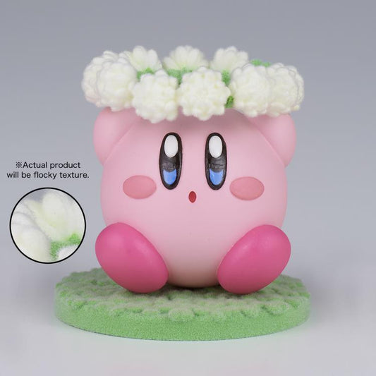 Kirby Fluffy Puffy Mine Play in the Flowers Kirby Figure